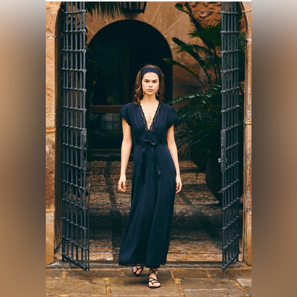 Rixo x Ciao Lucia Marlice Dress Black - Picture 3 of 7